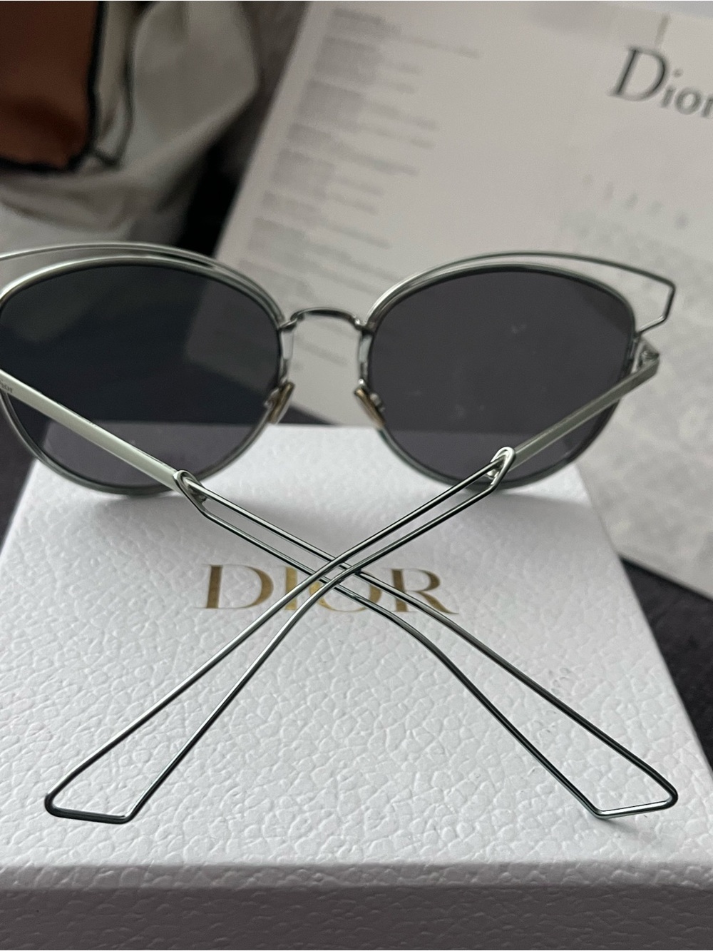 Christian Dior Sunglasses with Original Papers & Authentic Dior Box
